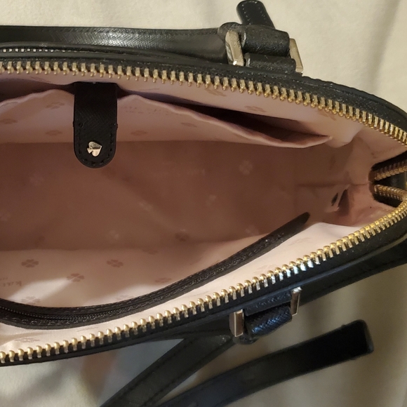SOLD - Kate Spade New York Louise Small Dome Satchel Crossbody Black - Picture 5 of 11